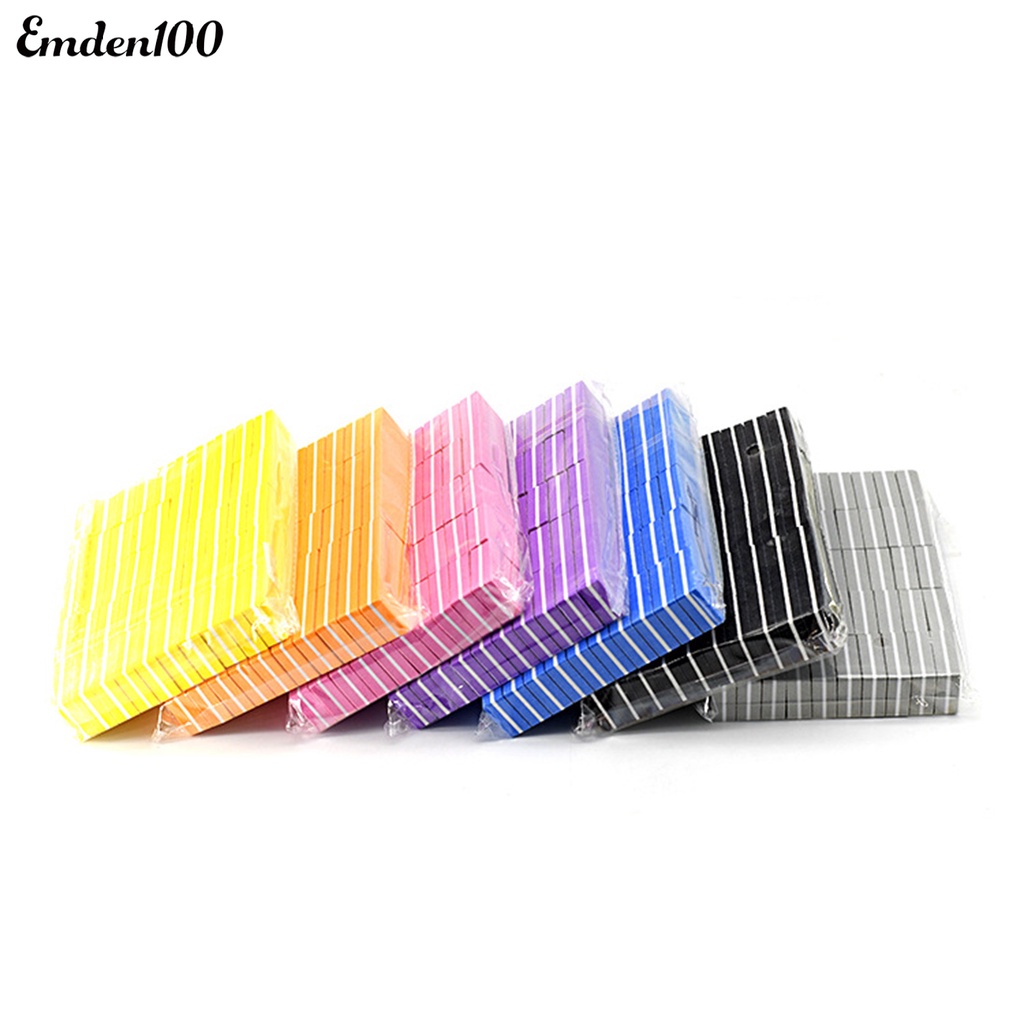 Set 50 Khối Giũa Móng Hai Mặt Độ Co Giãn Cao Có Thể Tái Sử Dụng