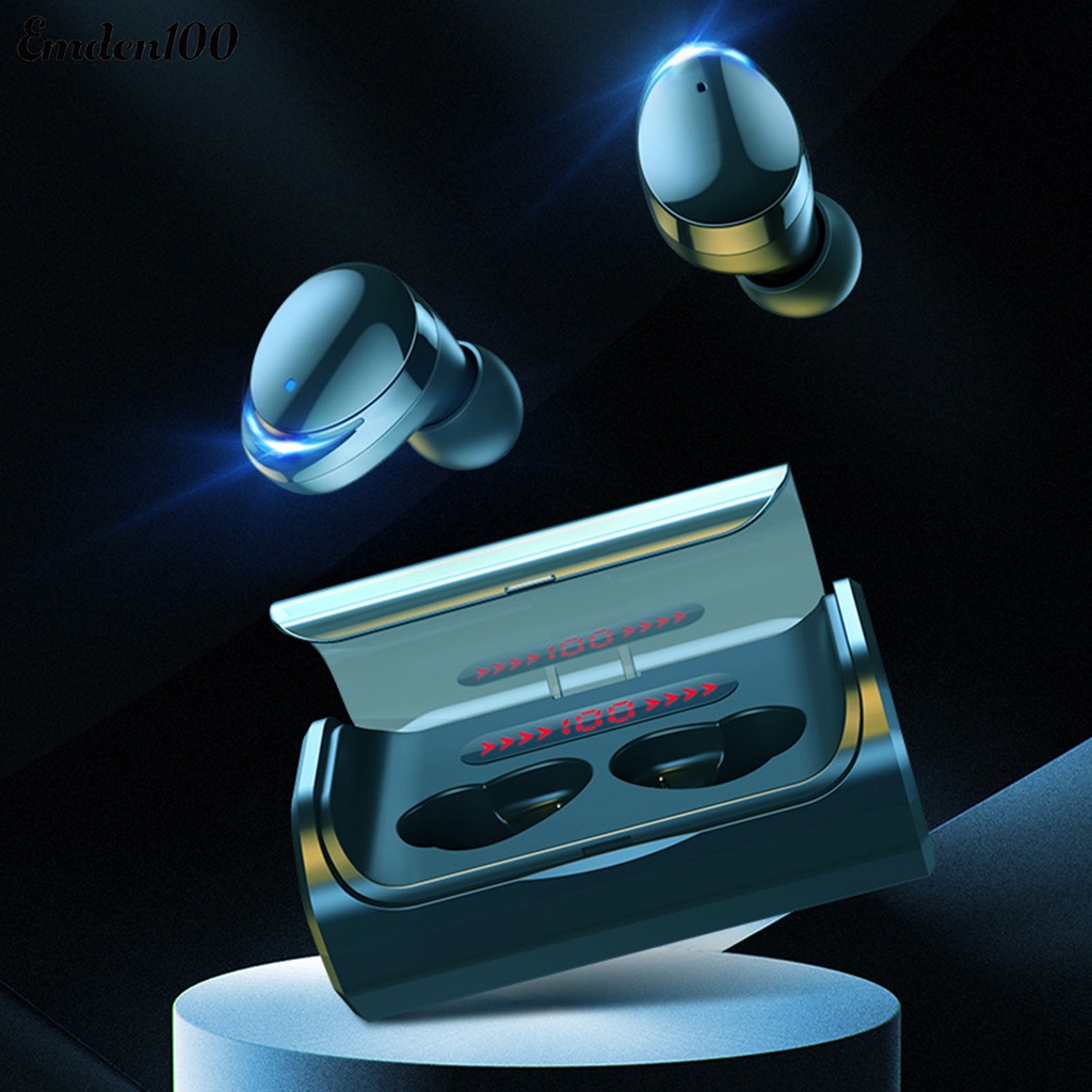 Tai Nghe Nhét Tai Không Dây T8 Chống Nước IPX7 Bluetooth 5.1 9D Âm Thanh Stereo