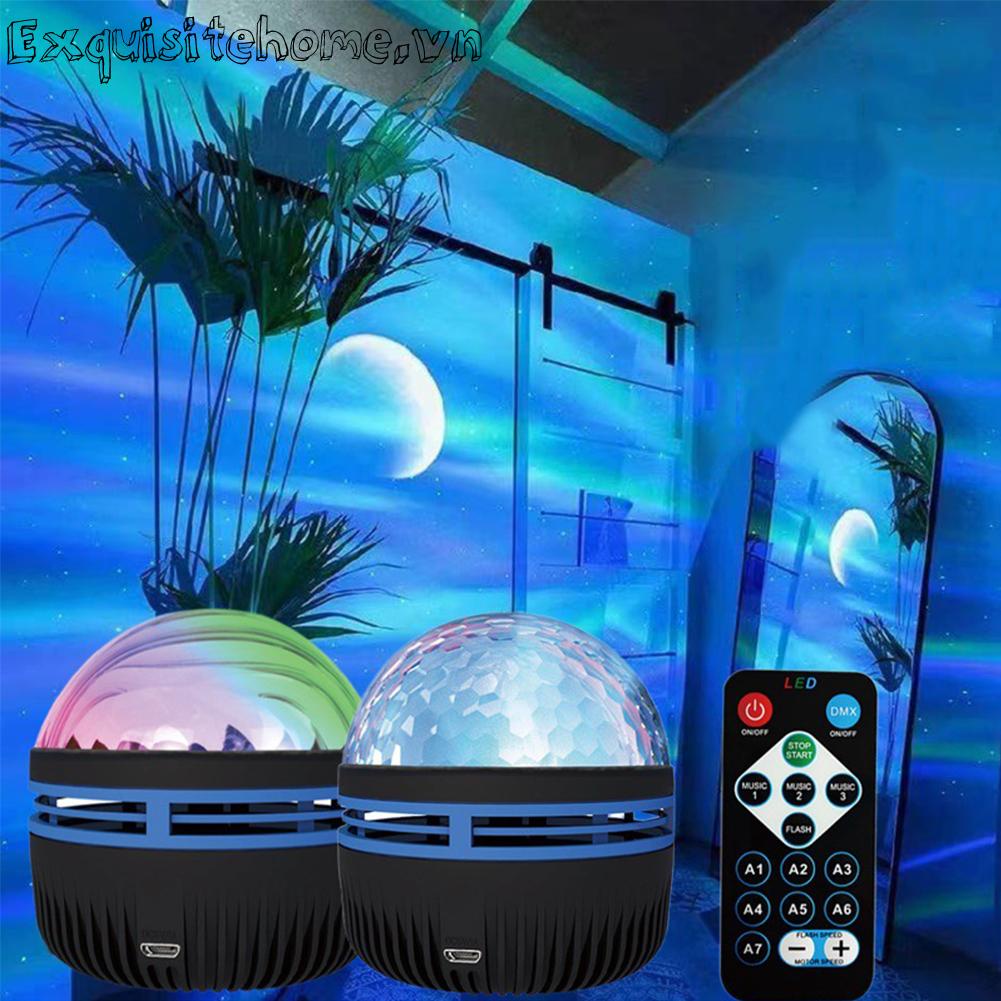 Đèn Chiếu Sao RGB Hình Galaxy Trang Trí Phòng Ngủ / Phòng Khách