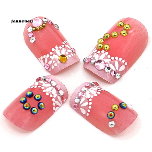 Miếng Dán Trang Trí Móng Tay Lấp Lánh DIY