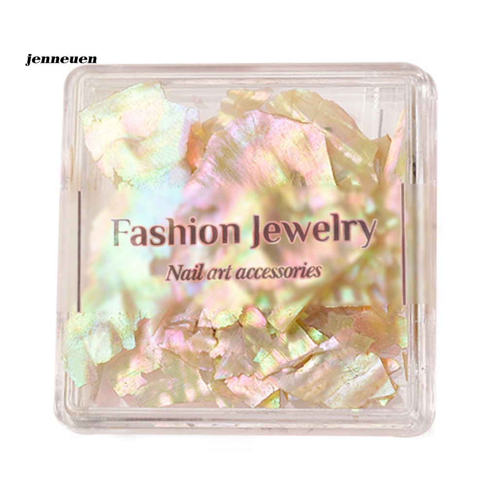 1 Hộp Phụ Kiện Trang Trí Móng Tay 3D Sáng Bóng Màu Sắc Tươi Sáng