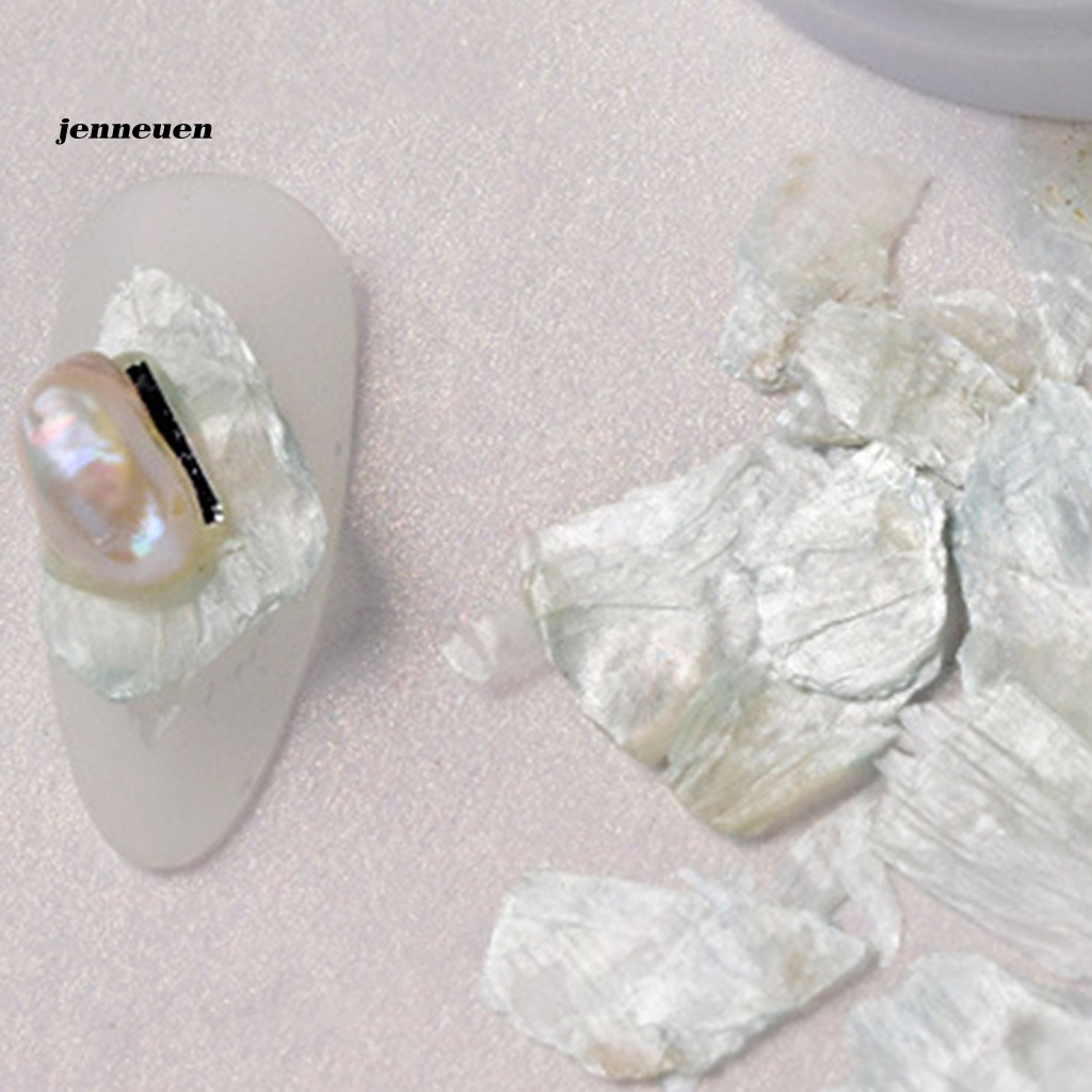 1 Hộp Phụ Kiện Trang Trí Móng Tay Hình Vỏ Sò Lấp Lánh DIY