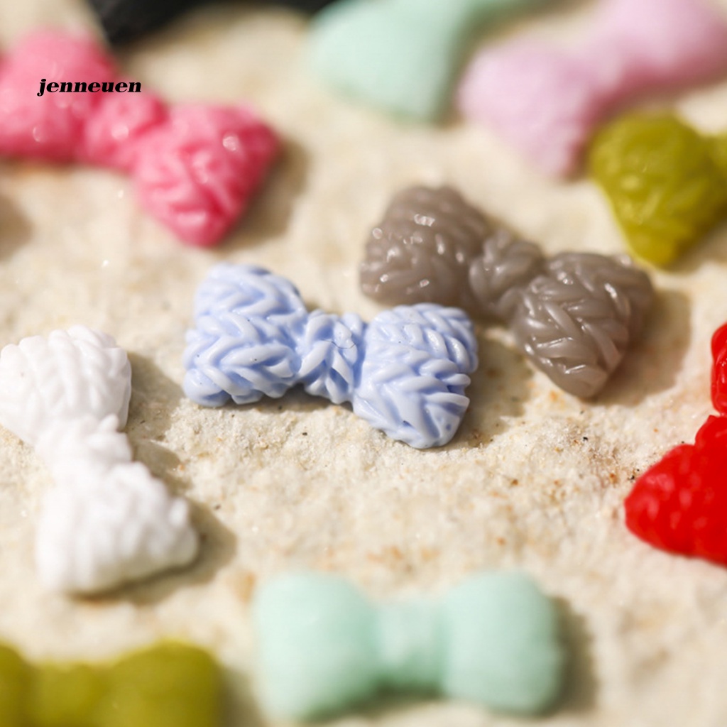 Bộ 50 Hạt Nơ 3D Bằng Nhựa Resin Trang Trí Móng Tay Nghệ Thuật