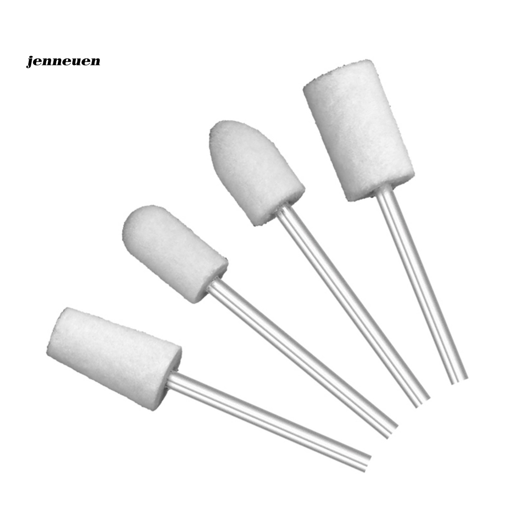 Set 12 Mũi Khoan Móng Tay Màu Trắng Không Cần Khoan