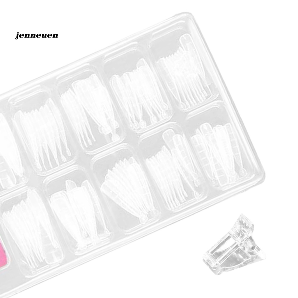 Hộp 100 Miếng Dán Móng Tay Tự Trang Trí Tiện Dụng