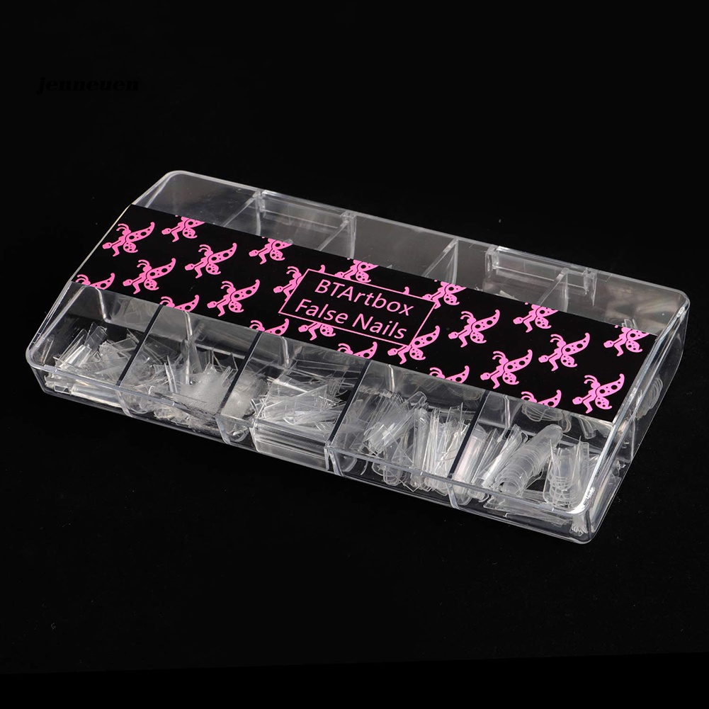 Bộ 500 Móng Tay Giả Trong Suốt Nhiều Kích Cỡ Cho Nữ
