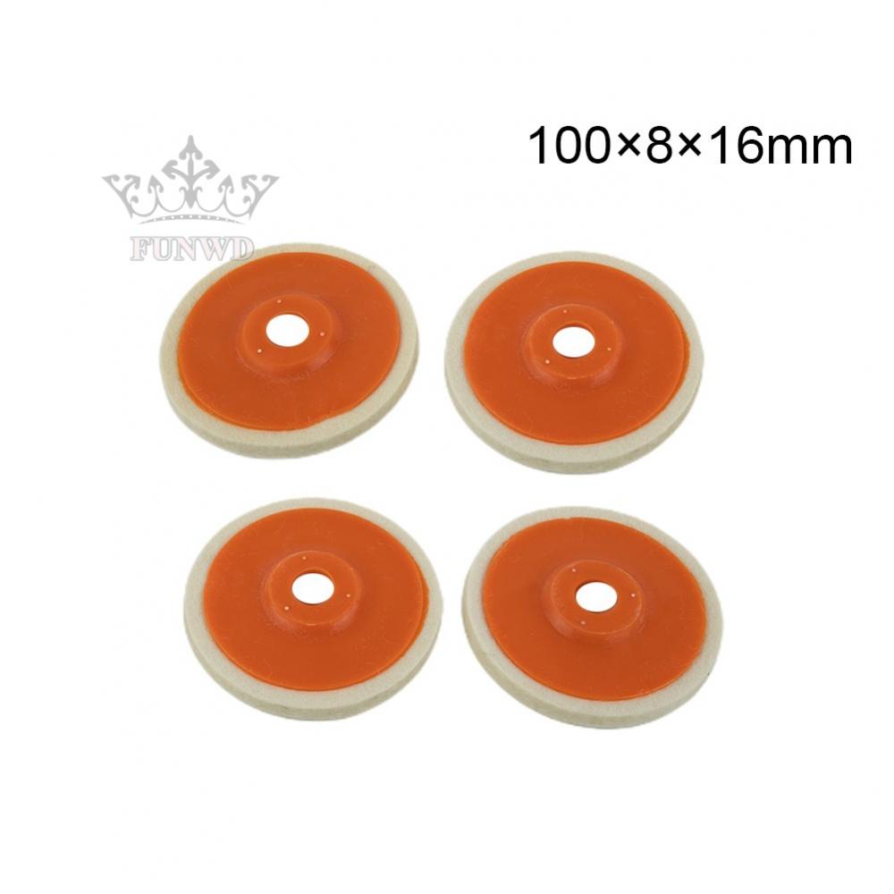 【FUNWD】Efficient 4In 100mm Wool Polishing Wheel for Fast and Effective Polishing