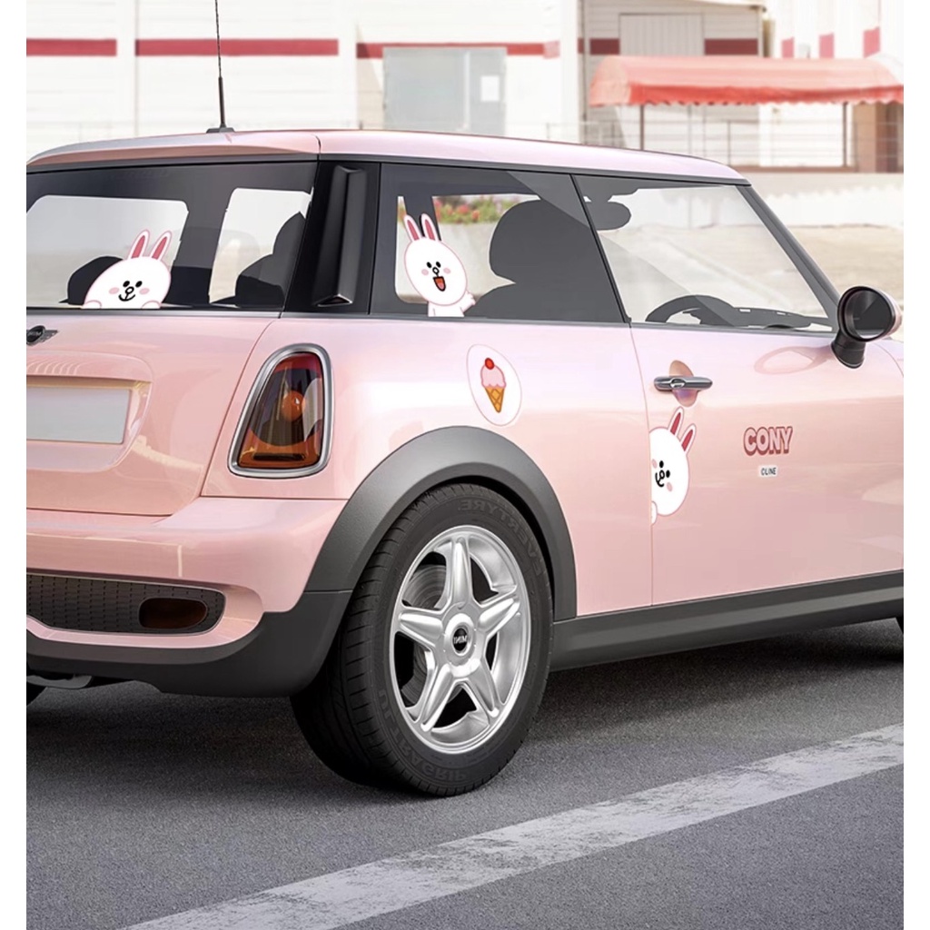 Sticker Brown Cony Sally Choco dán xe khổ lớn