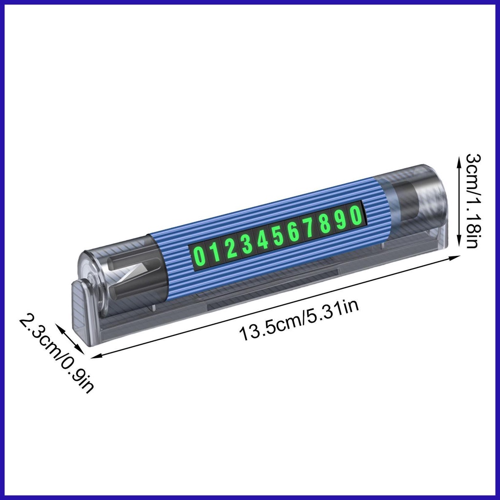 Bộ Thẻ Đậu Xe Tạm Thời Kèm Số Điện Thoại 3 Trong 1 Tiện Dụng Cho Xe Hơi