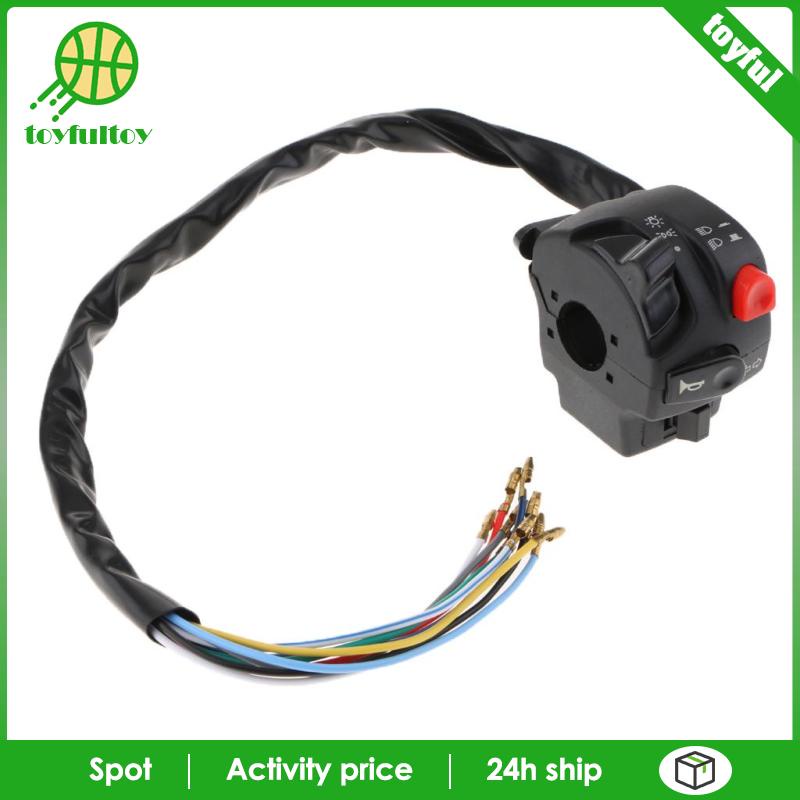 Công Tắc Điều Khiển Đèn Gắn Tay Lái Xe Mô Tô 7 / 8 &quot;