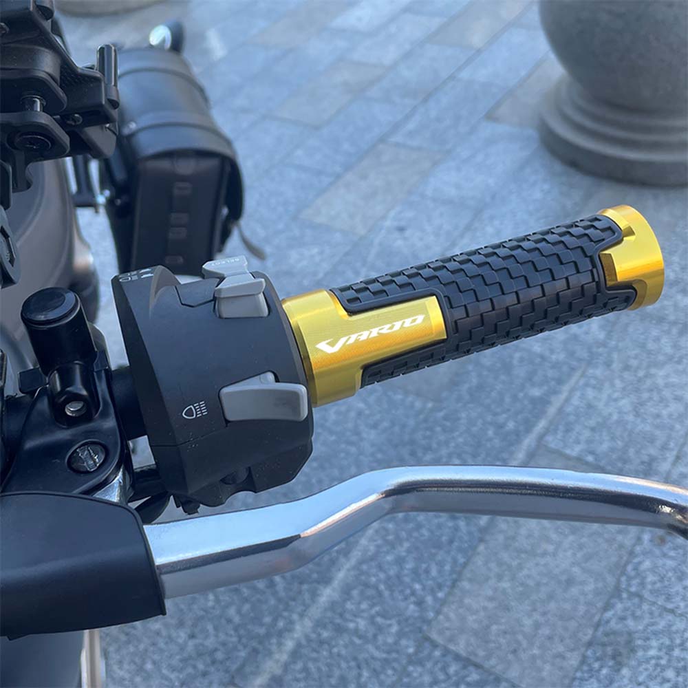 Vỏ Bọc Tay Lái Xe Máy Honda Vario125 Vario150 Vario160 Vario 125 150 160 7 / 8 22mm Bằng Cao Su