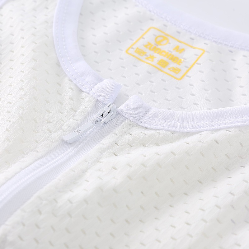 Băng Quấn Ngực Ngắn Cài Khóa Kéo Trước Thoáng Khí Hóa Trang Tomboy 4 Màu Tùy Chọn