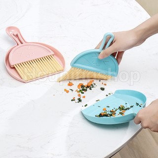 Bộ Chổi Và Đồ Hốt Rác Mini Để Bàn