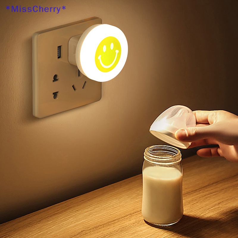 Đèn Ngủ LED USB Hình Mặt Cười Kích Thước Nhỏ Mới