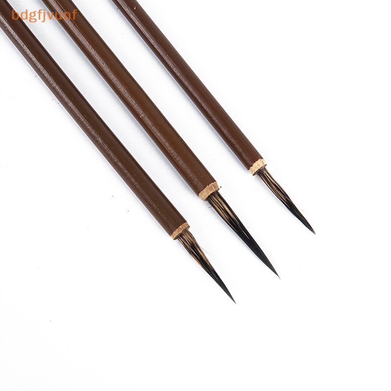 Set 3 Cọ Vẽ Tranh Thư Pháp Chuyên Dụng