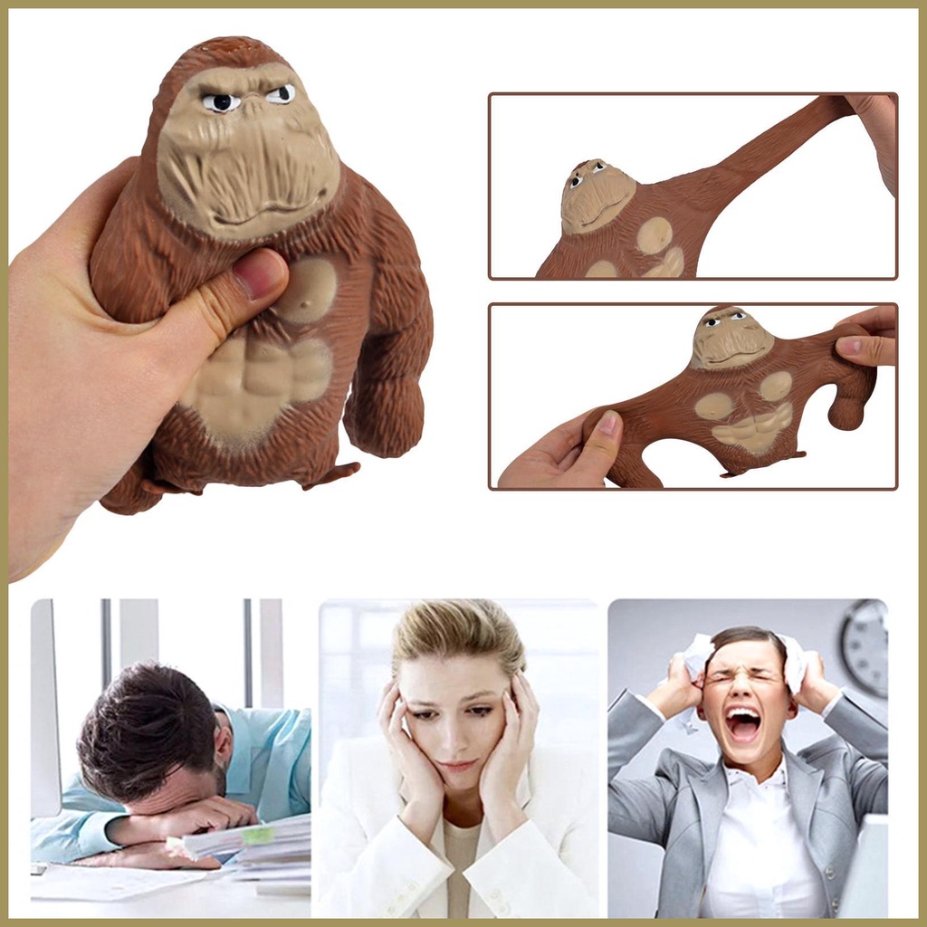 Đồ Chơi Cao Su Hình Chú Khỉ Vui Nhộn Cho Bé paca3vn