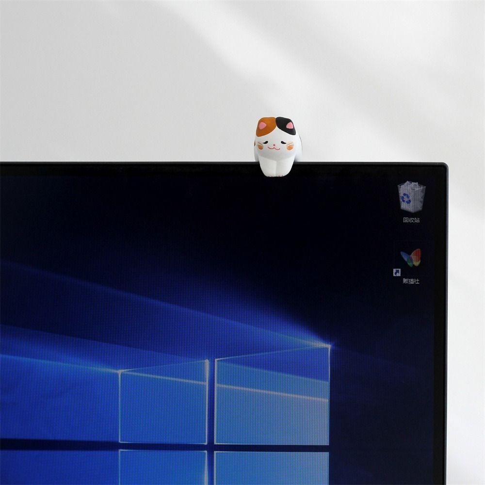 Đồ trang trí Chú Mèo Đen Mini Bằng Nhựa Resin Trang Trí Xe Hơi