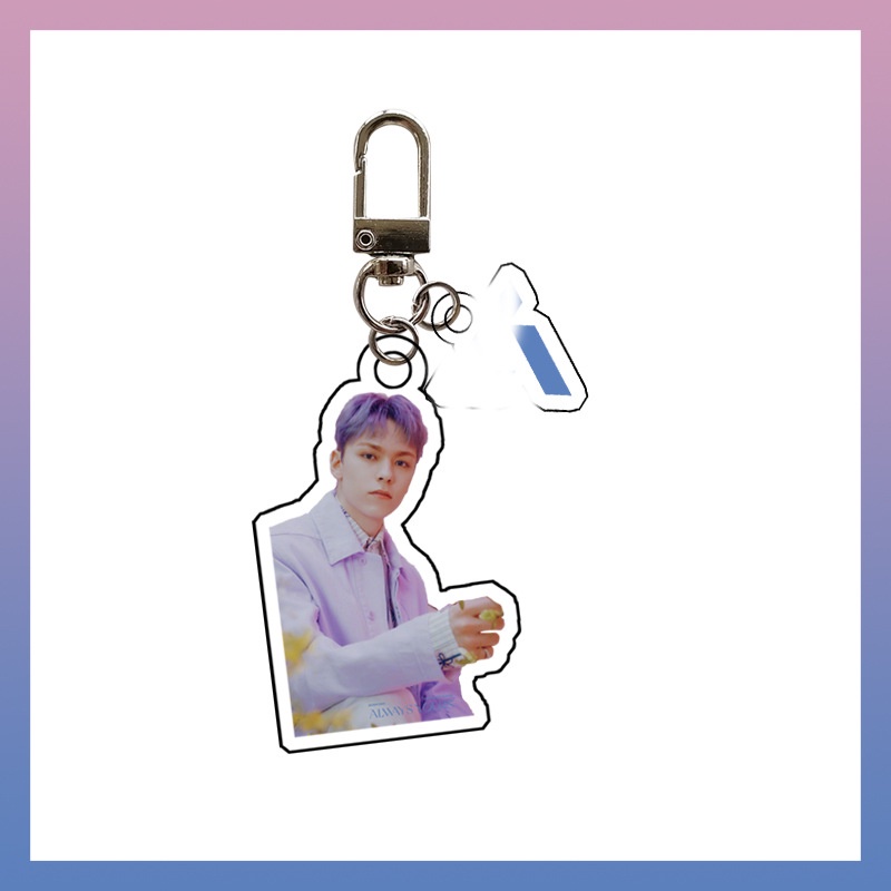 Móc Khóa Hai Mặt Bằng Acrylic In Họa Tiết Nhóm Nhạc Kpop Seventeen ALWAYS YOURTHHE8