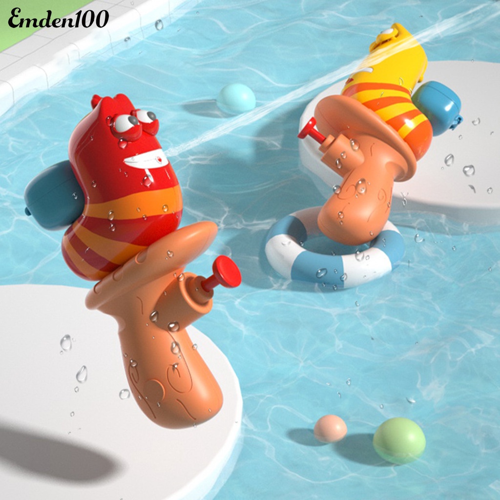 EMDEN Đồ Chơi Bắn Nước Bằng Nhựa abs Cỡ Lớn 4-6cm Họa Tiết Hoạt Hình Dễ Thương Cho Bé