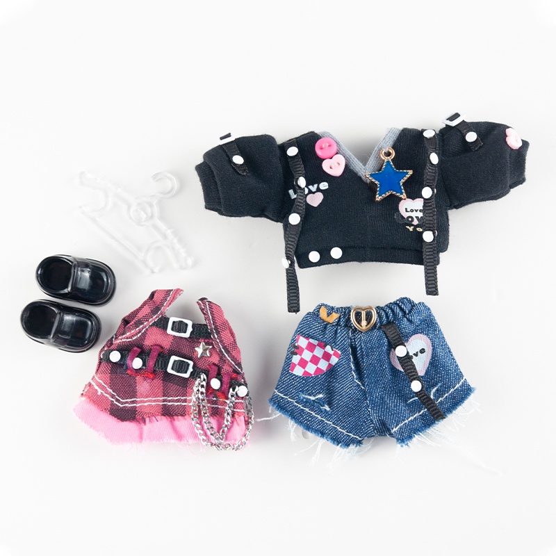 Bộ Đồ Thời Trang Cá Tính Cho Búp Bê ob11 GSC YMY obitsu11 1 / 12 BJD BODY9 DDF