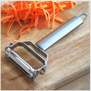 Dụng cụ gọt bào sợi rau củ quả inox đa năng - dao gọt vỏ bào sợi rau củ quả đa năng bằng inox