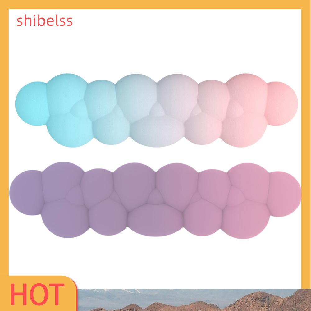 Đệm Gác Tay Bàn Phím Hình Đám Mây Màu Sắc Tuyến Tính Chống Trượt Tiện Dụng Cho