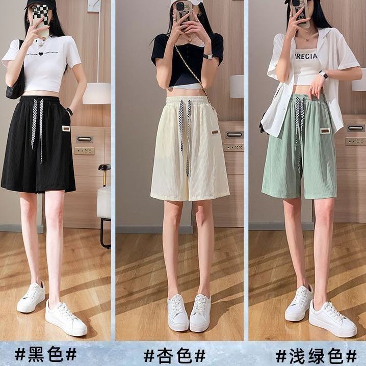 Quần Short Vải Nỉ Lạnh Thoải Mái Thời Trang Cho Nữ