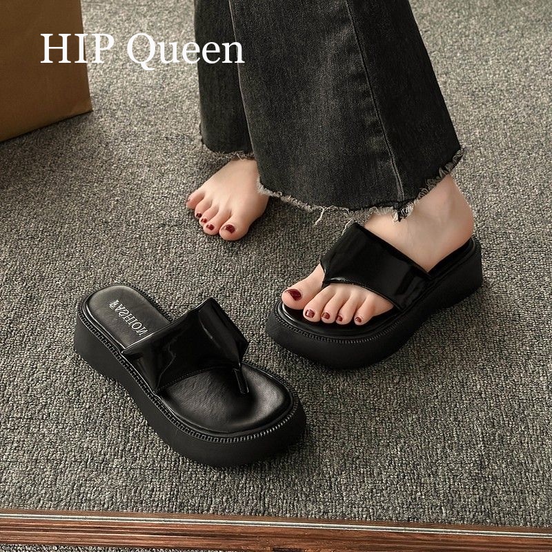 HQ  Dép bánh mì guốc dép sandal nữ Màu Sắc Đơn Giản Thoải Mái Cao Gót Chống Trơn Trượt dép đế xuồng32z072403  Thời trang Thanh lịch fashion Phong cách B28G0R4 36Z230909