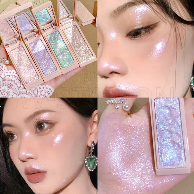 Bảng Phấn Mắt 4 Màu Ánh Nhũ Ngọc Trai Tự Nhiên Lâu Trôi