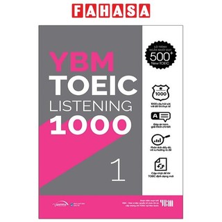 Sách ybm toeic listening 1000 - vol 1