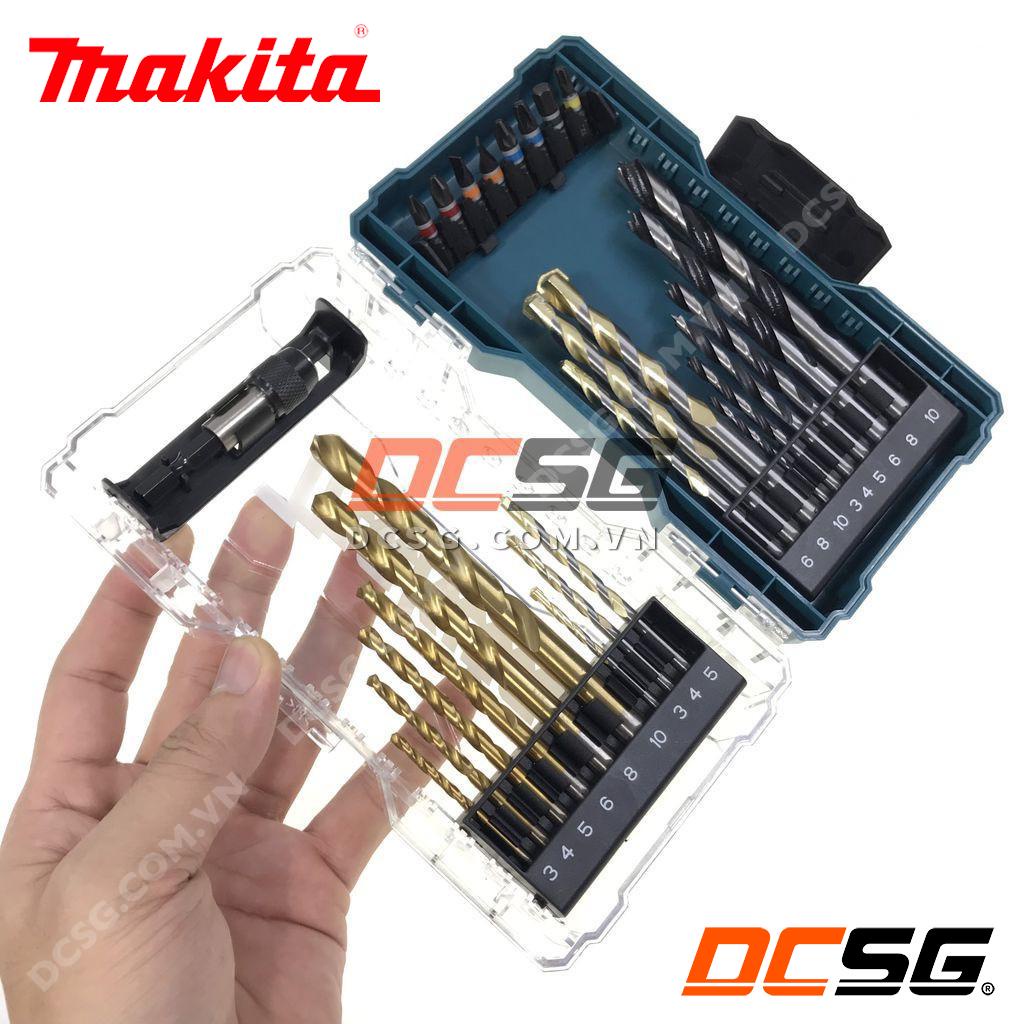 Bộ mũi khoan và mũi vít 27 chi tiết Makita E-07098 | DCSG