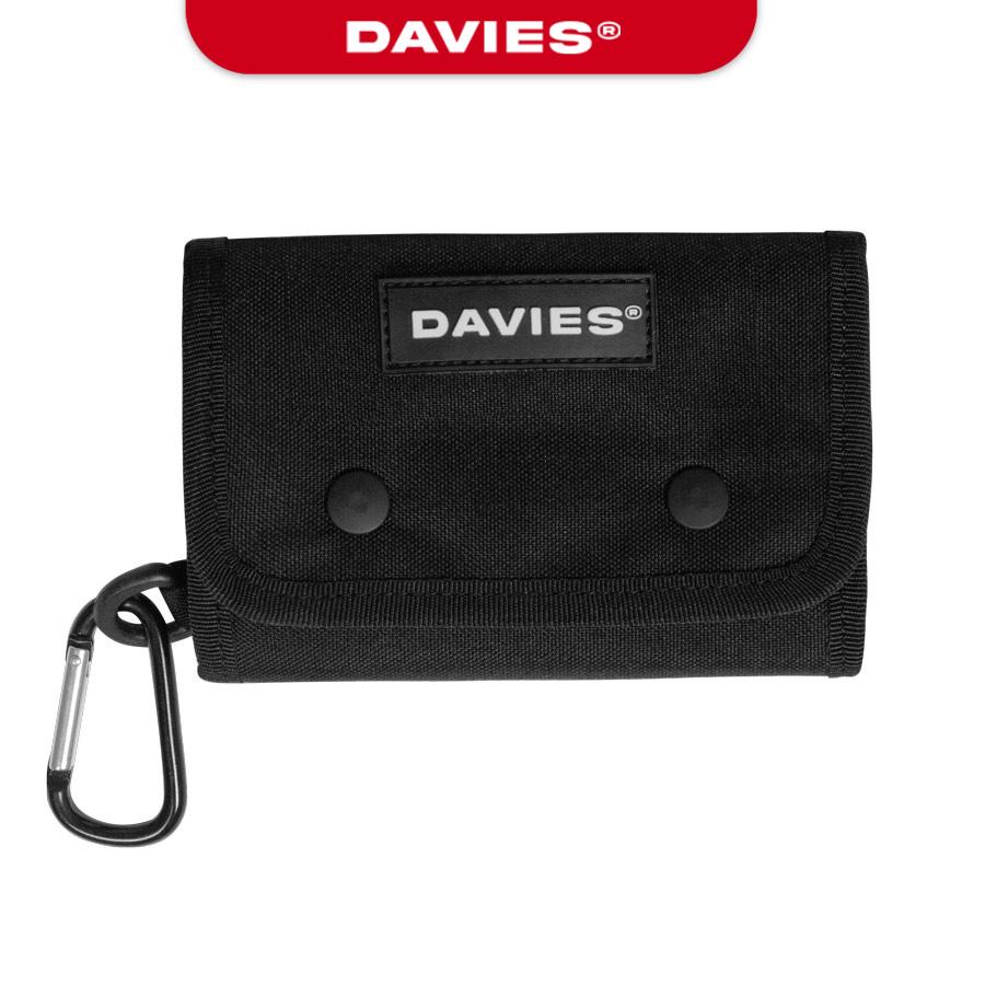 Ví cầm tay nam nữ canvas nhiều ngăn màu đen DAVIES Tactical Wallet | D-V40