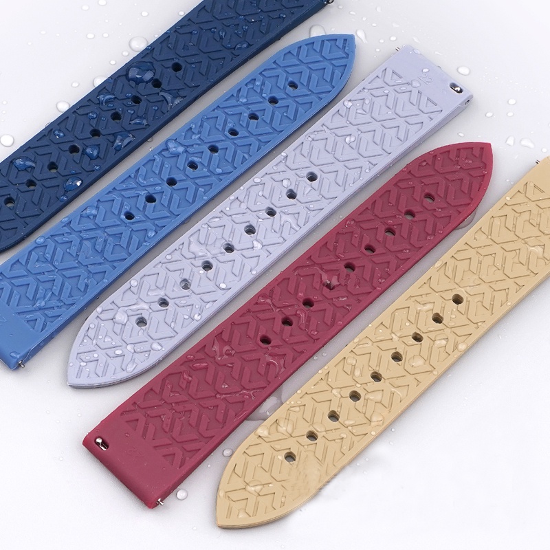 Dây Đeo Đồng Hồ Thay Thế Bằng Silicon Cao Cấp Chống Thấm Nước Cho Samsung Huawei