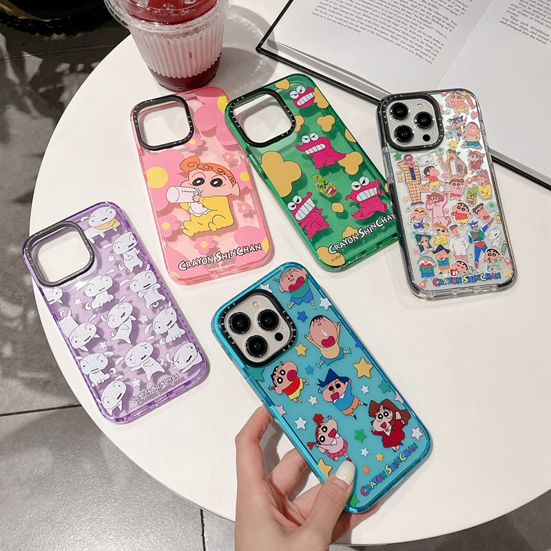 Ốp Điện Thoại TPU Silicon Mềm Hình Cậu Bé Bút Chì Cho iPhone 14 Plus 11 12 13 Pro Max
