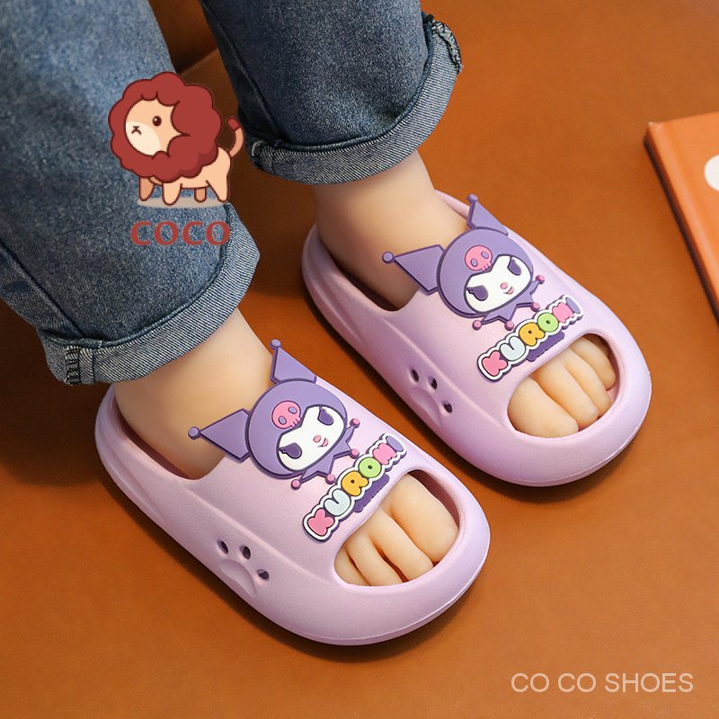 Dép Đi Trong Nhà Tắm Bằng EVA Chống Trượt Phong Cách Mùa Hè Dễ Thương Dành Cho Trẻ Em