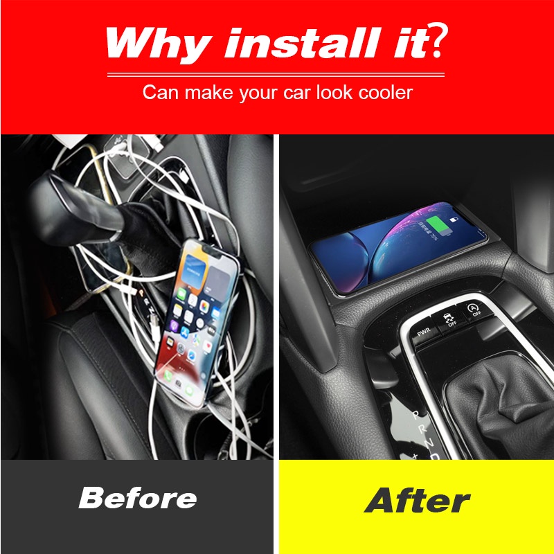 Đế Sạc Nhanh Không Dây 15W Qi Chuyên Dụng Cho Toyota Corolla Cross 2021 2022 2023