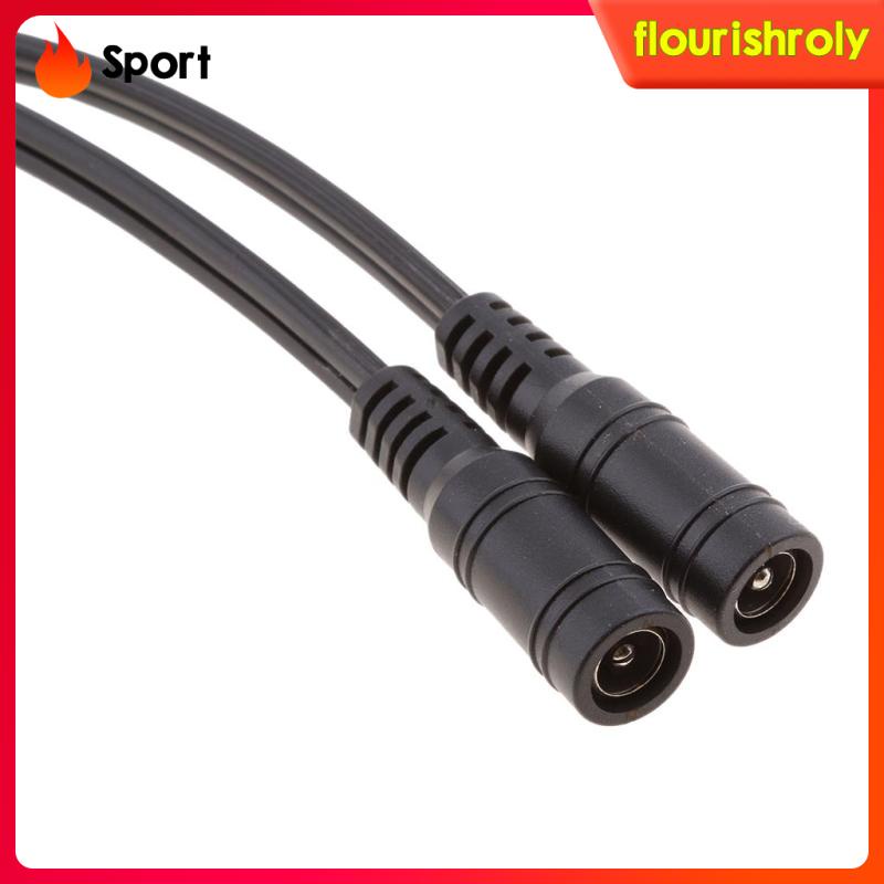 Dây Cáp Chia Nguồn DC 1 Male Sang 2 Female Jack 12V 5.5X2.1Mm