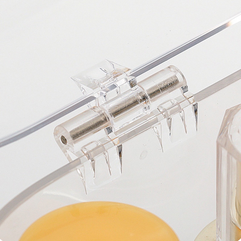 Hộp đựng mỹ phẩm HANGDIAN bằng acrylic trong suốt giúp bảo quản chì kẻ mày/son môi/sản phẩm chăm sóc da