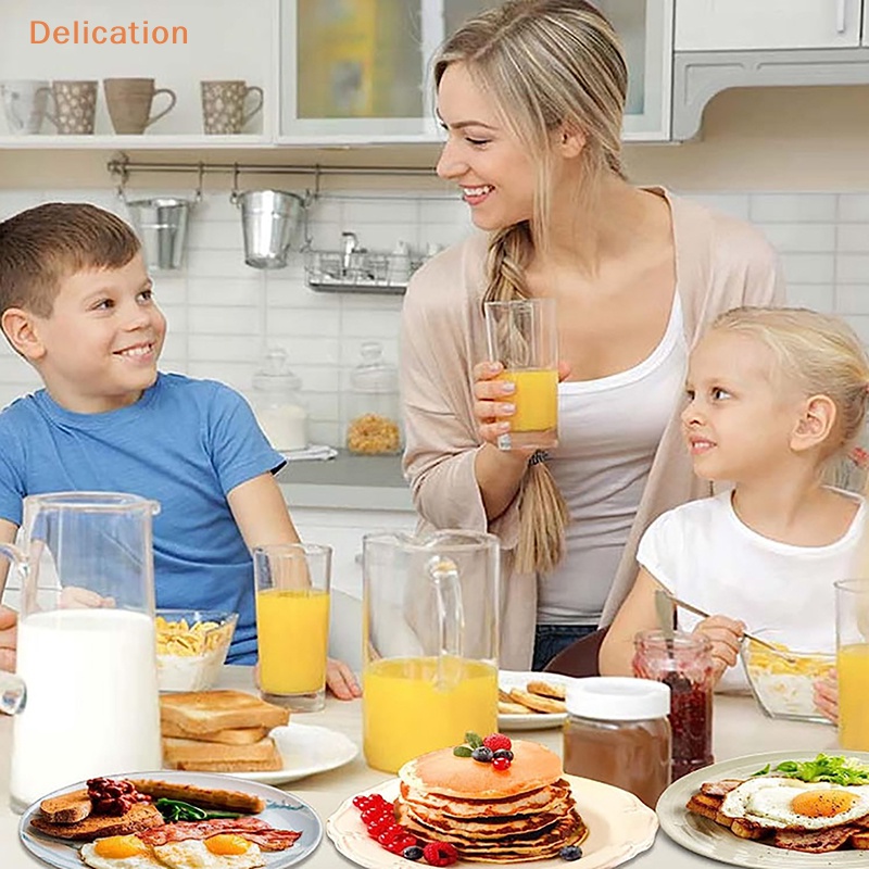 Khuôn làm bánh pancake trứng ELEBUY bằng silicon chống dính nấu bữa sáng/bánh mì kẹp/muffin trong nồi chiên không dầu