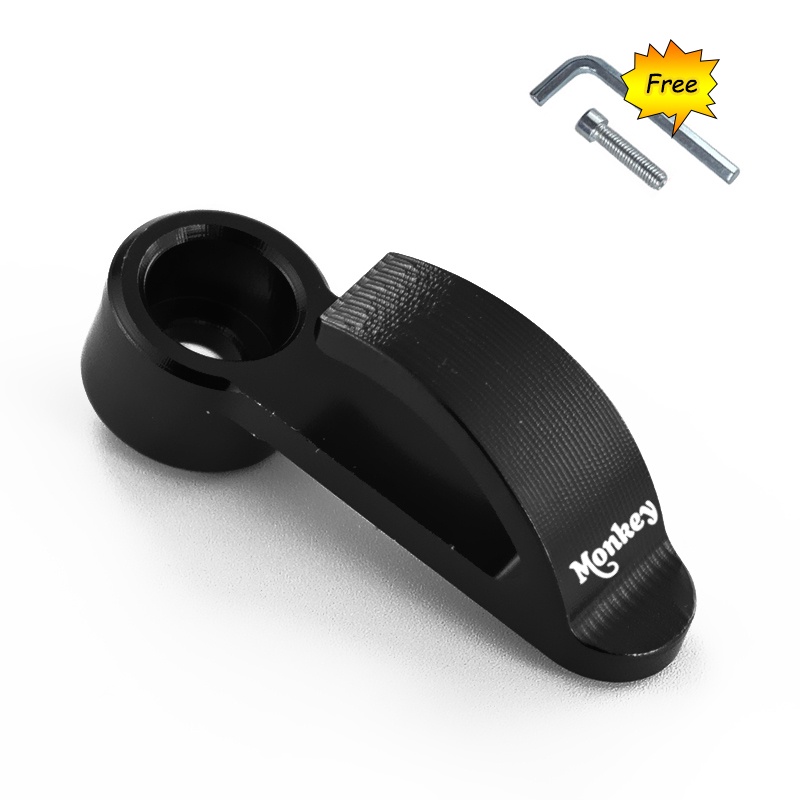 Móc Treo Túi Xách / Mũ Bảo Hiểm Bằng Nhôm CNC In Logo Monkey Cho Xe Mô Tô Honda Z-125 Z125 Z 125