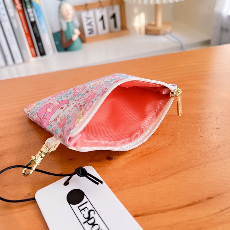 Ví Đựng Thẻ ID / Tiền Xu Có Móc Treo Họa Tiết Dễ Thương