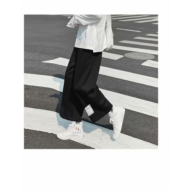 Quần ống rộng Màu Xám Nhạt Thời Trang Cho Nam M-8XL