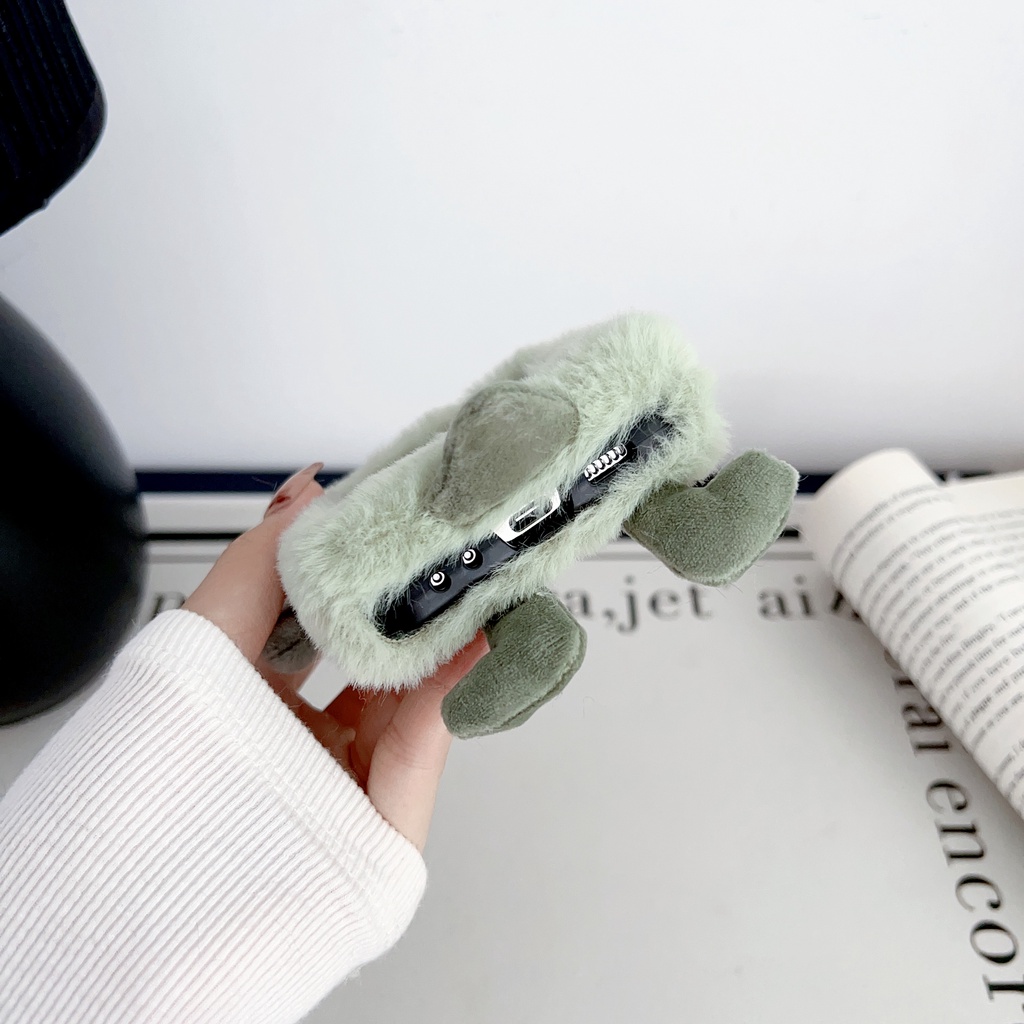 Ốp Điện Thoại Phủ Lông Hình Đôi Mắt 3D Dễ Thương Thời Trang Cho Samsung Galaxy Z Flip 4 3 2 1 5G Z Flip 5 5G