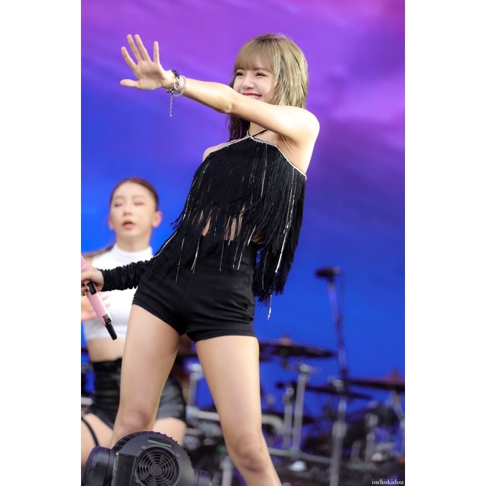 DUNEA Áo Hai Dây In Hình Blackpink Lisa