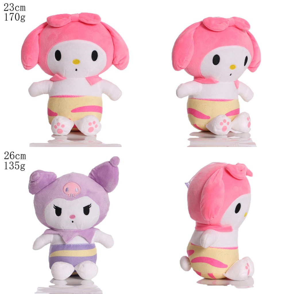 SANRIO Đồ chơi nhồi bông Hình Nhân Vật Hoạt Hình kuromi hello kitty my melody cinnamoroll
