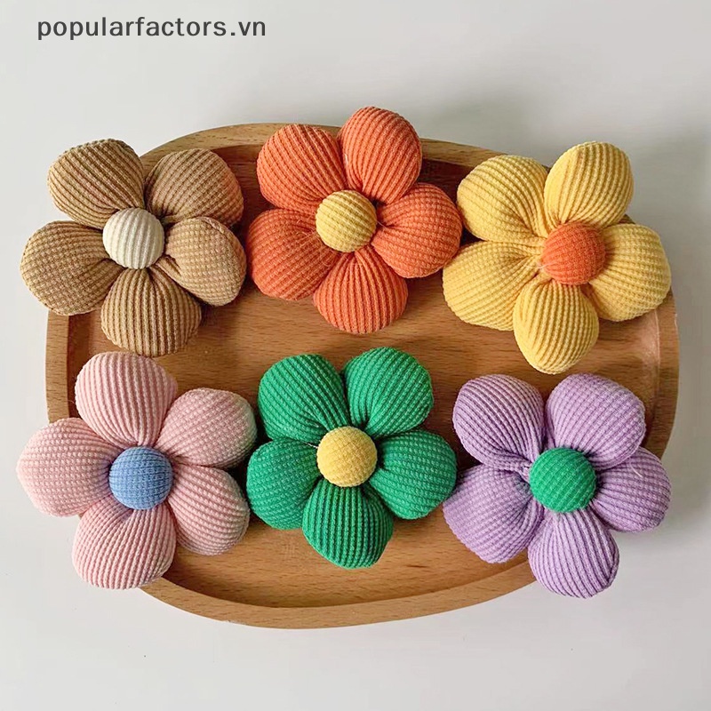 Miếng Đệm Hoa Handmade Dễ Thương Dùng Để Trang Trí Kẹp Tóc / Kẹp Tóc DIY