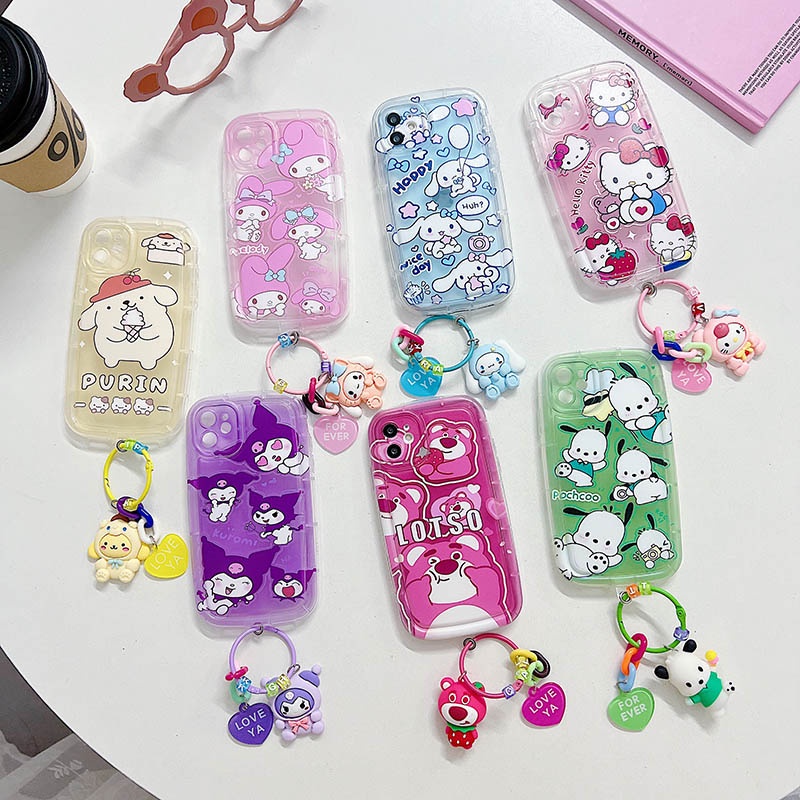 Cinnamoroll purin pochacco dog case cho samsung galaxy s23 ultra s23 plus a71 4g a72 a73 5g a04e cartoon strawberry bear kuromi kitty cat melody rabbit soft tpu phone cover vỏ