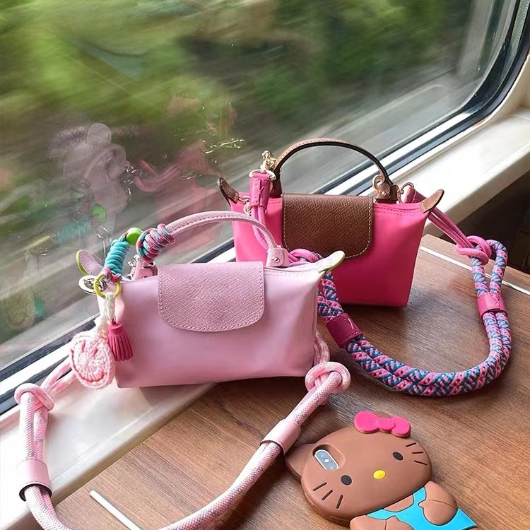 Dây đeo chuyển đổi túi mới 100cm cho túi mini punch-free dài da thật dây đeo chéo vai túi phụ kiện dây đeo vai miễn phí