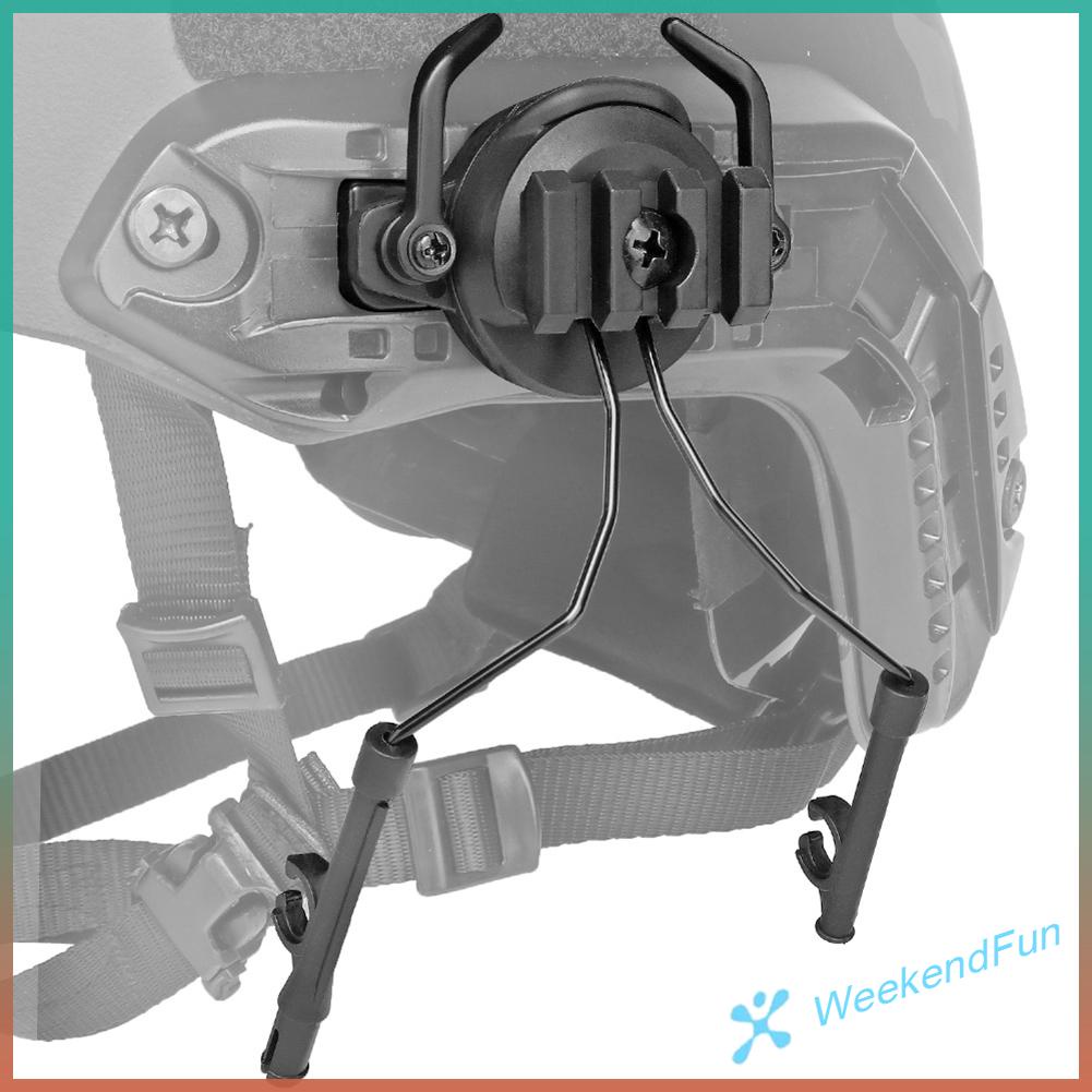 Thảm Lót Sàn Thiết Kế Dễ Thương Chuyên Dùng★ Tactical fast rail mounts tai nghe rail adapter giá đỡ tai nghe bộ chụp mũ bảo hiểm xoay 360 mũ bảo hiểm đường sắt giá đỡ treo