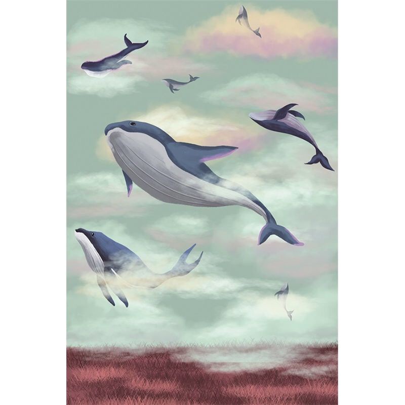 Cá voi, trò chơi ghép hình bằng gỗ, trò chơi ghép hình 300/500/1000 miếng, đồ chơi động vật